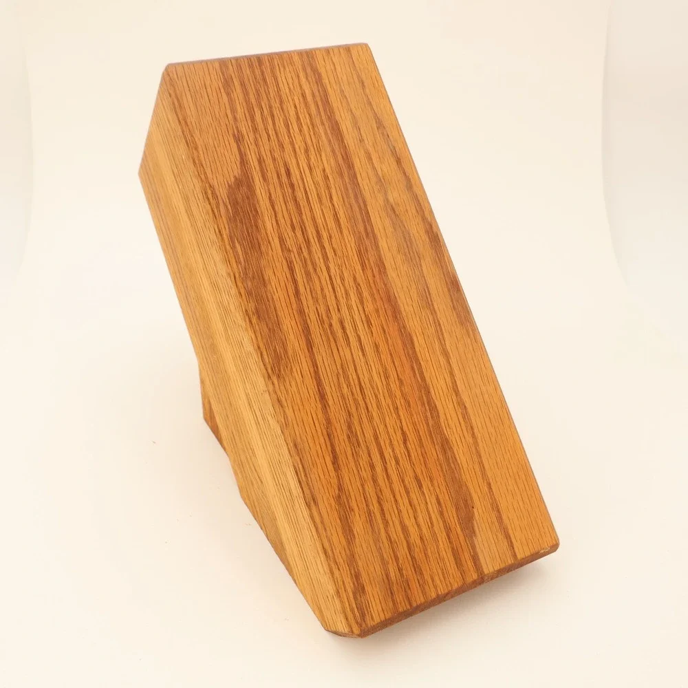 Chicago Cutlery Oak Wood Knife Block 11 Slot Kitchen Storage Organizer